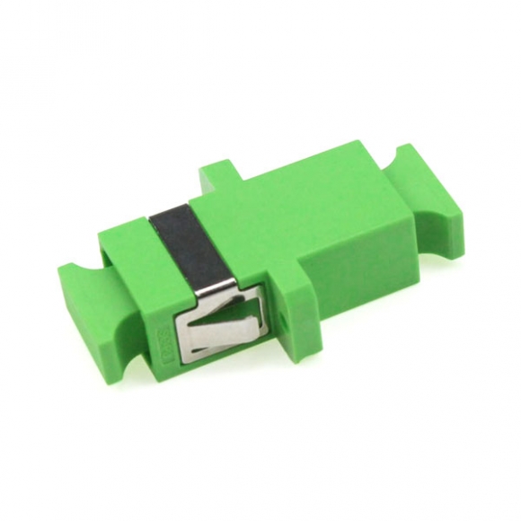 SC/APC To SC/APC Adapter SM Simplex Ear Unitoot Fiber Optic Coupler  SC/APC To SC/APC Adapter SM Simplex Ear Unitoot Fiber Optic Coupler