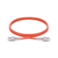 SC To SC UPC Duplex Multimode OM1 62.5/125 Fiber Patch Cord