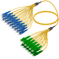 SC/UPC-LC/APC|24 Fibers Fanout|Single Mode G657.A2|3.0/1.8mm