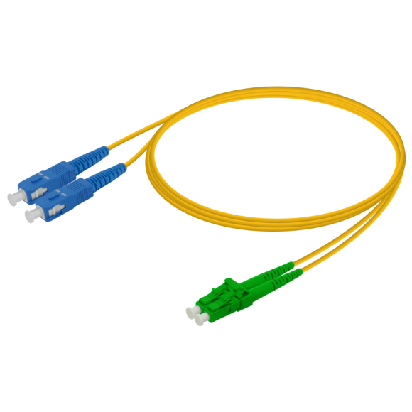 SC/UPC-LC/APC|Single Mode G657.A2 Duplex Patch Cord|2.0x4.1mm