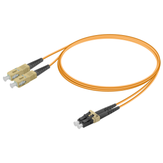 SC/UPC-LC/UPC|Multi Mode G651.OM1 Duplex Patch Cord|2.0x4.1mm