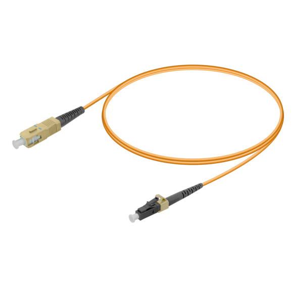 SC/UPC-LC/UPC|Multi Mode G651.OM2 Simplex Patch Cord|2.0mm