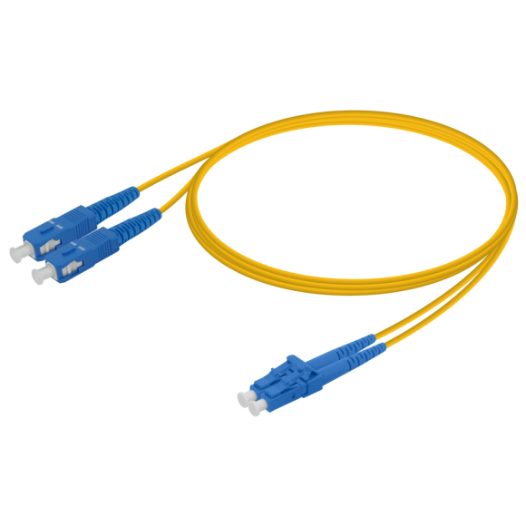 SC/UPC-LC/UPC|Single Mode G657.A2 Duplex Patch Cord|2.0x4.1mm