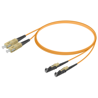 SC/UPC-LSH/UPC|Multi Mode G651.OM1 Duplex Patch Cord|2.0x4.1mm