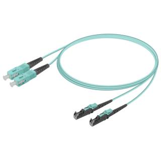 SC/UPC-LSH/UPC|Multi Mode G651.OM3 Duplex Patch Cord|2.0x4.1mm