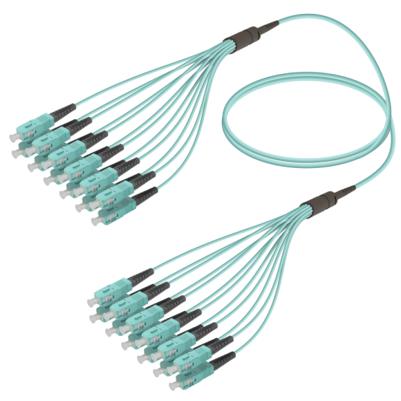 SC/UPC-SC/UPC|12 Fibers Fanout|Multi Mode G651.OM3|3.0/1.8mm