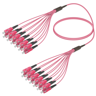 SC/UPC-SC/UPC|12 Fibers Fanout|Multi Mode G651.OM4|3.0/1.8mm