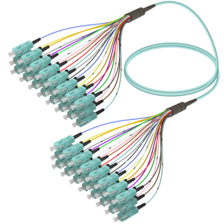 SC/UPC-SC/UPC|24 Fibers Fanout|Multi Mode G651.OM3|3.0/0.9mm