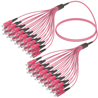 SC/UPC-SC/UPC|24 Fibers Fanout|Multi Mode G651.OM4|3.0/1.8mm