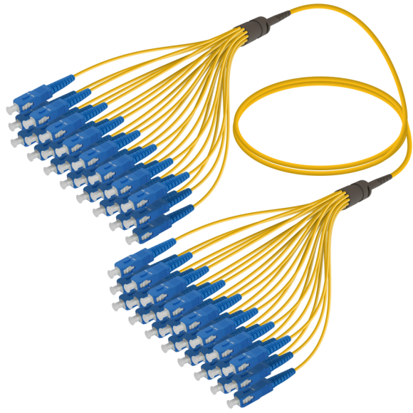 SC/UPC-SC/UPC|24 Fibers Fanout|Single Mode G657.A2|3.0/1.8mm