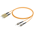 SC/UPC-ST/UPC|Multi Mode G651.OM1 Duplex Patch Cord|2.0x4.1mm