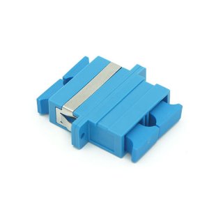 SC/UPC To SC/UPC Adapter SM Duplex Fiber Optic Coupler