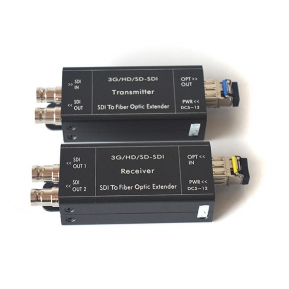 Small SDI Over Fiber Optic Converter Transmitter