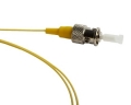 ST Splice On Fiber Optic Pigtail Singlemode, Yellow, 3 Meters