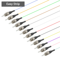 ST/UPC 12 Fiber Pigtail|Multi Mode G651.OM4|0.9mm
