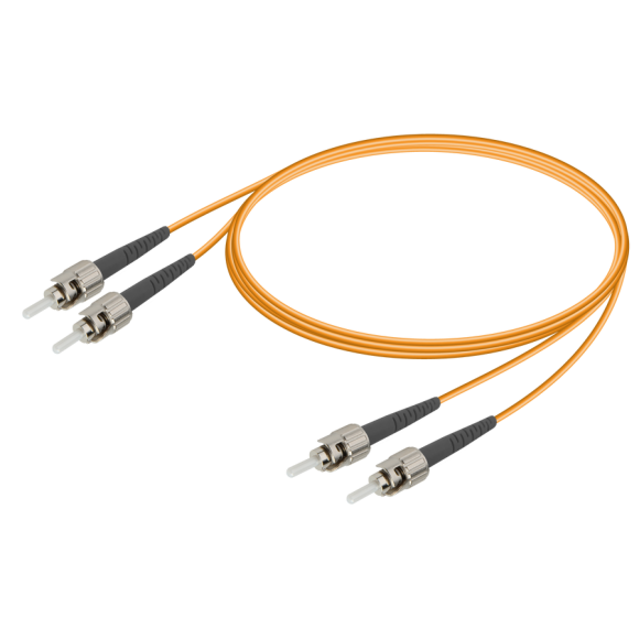ST/UPC-ST/UPC|Multi Mode G651.OM1 Duplex Patch Cord|2.0x4.1mm  ST/UPC-ST/UPC|Multi Mode G651.OM1 Duplex Patch Cord|2.0x4.1mm