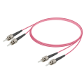 ST/UPC-ST/UPC|Multi Mode G651.OM4 Duplex Patch Cord|2.0x4.1mm