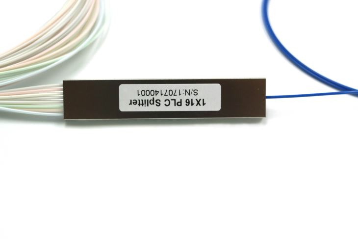 1X16 Fiber Optic PLC Splitter Mini Blockless 0.9mm