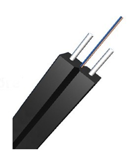 4 Core FTTH Fiber Drop Cable G.657A2 FRP LSZH GJXFH