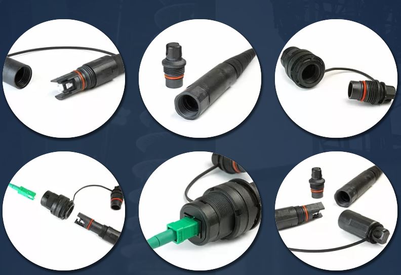 H Connector Optic SC/APC Outdoor Cable Assembly