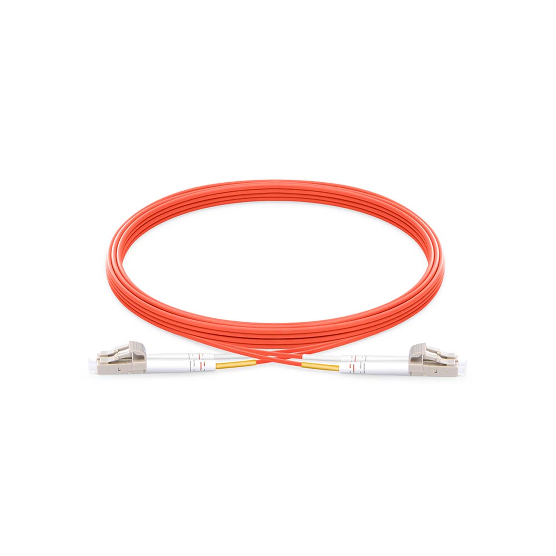 LC To LC UPC Duplex Multimode OM1 62.5/125 Fiber Patch Cord