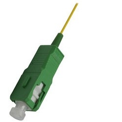 SC/APC Pigtail 1Piece SM Fiber Optic Pigtails, Yellow, 3 Meter