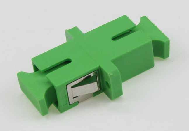 SC/APC To SC/APC Adapter SM Simplex Ear Unitoot Fiber Optic Coupler