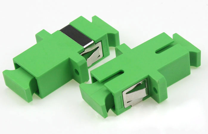 SC/APC To SC/APC Adapter SM Simplex Ear Unitoot Fiber Optic Coupler
