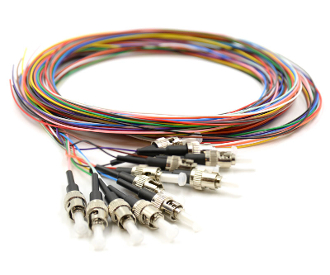 ST Pigtail 12 Fiber MM50 10Gb OM3 Multi Color Pigtails 3 Meters  ST Pigtail 12 Fiber MM50 10Gb OM3 Multi Color Pigtails 3 Meters