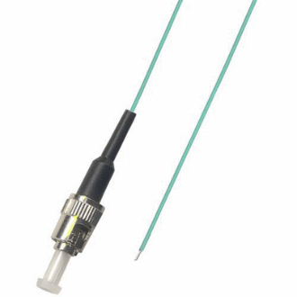 ST Splice On Fiber Optic Pigtail Multimode OM3 Aqua, 3 Meters  ST Splice On Fiber Optic Pigtail Multimode OM3 Aqua, 3 Meters