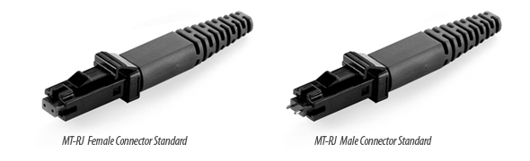 MTRJ Male And Female Fiber Optic Connector