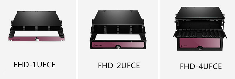 FHD fiber enclosure: FHD-1UFCE, FHD-2UFCE, FHD-4UFCE