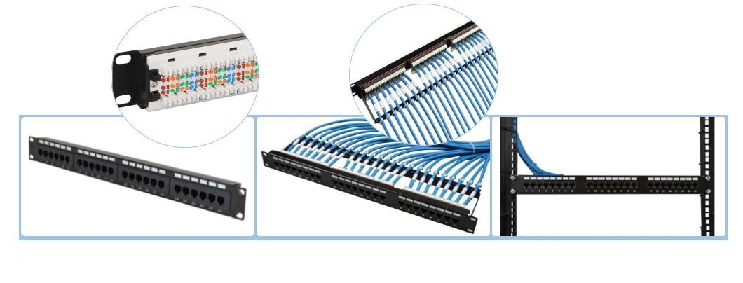 punch down patch panel installation
