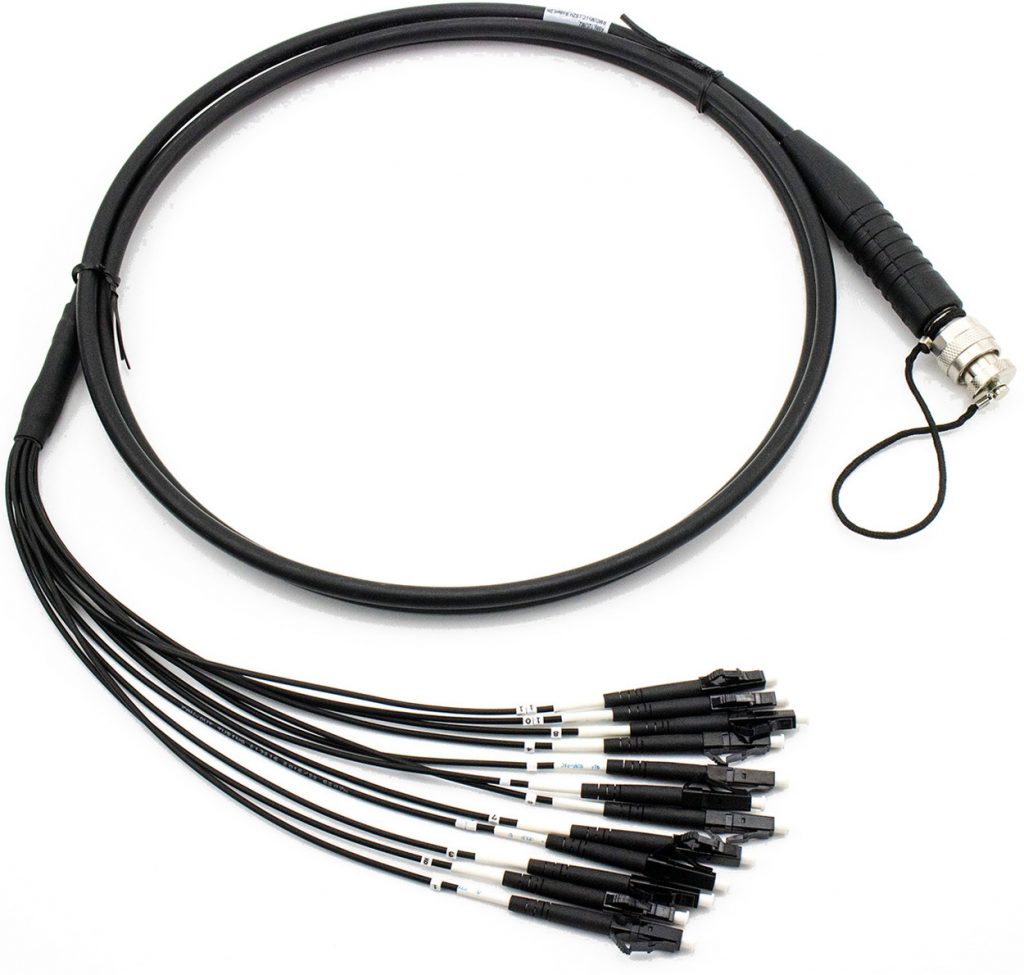 IP68 ODLC Fiber Optic Cable Assemblies PLUG Type